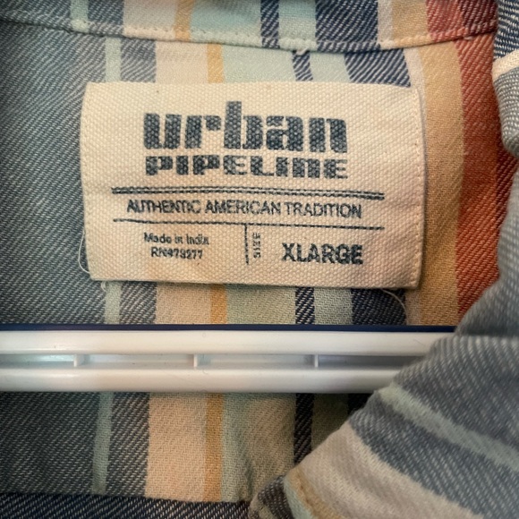 Urban Pipeline colorful strip button down - Picture 4 of 4